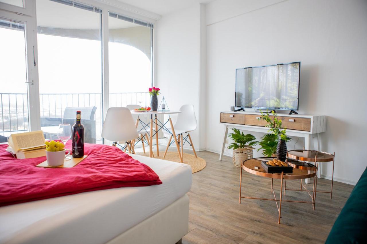 Modernes Apartment Mit Tollem Blick Ueber Die Stadt Augsburg Ngoại thất bức ảnh