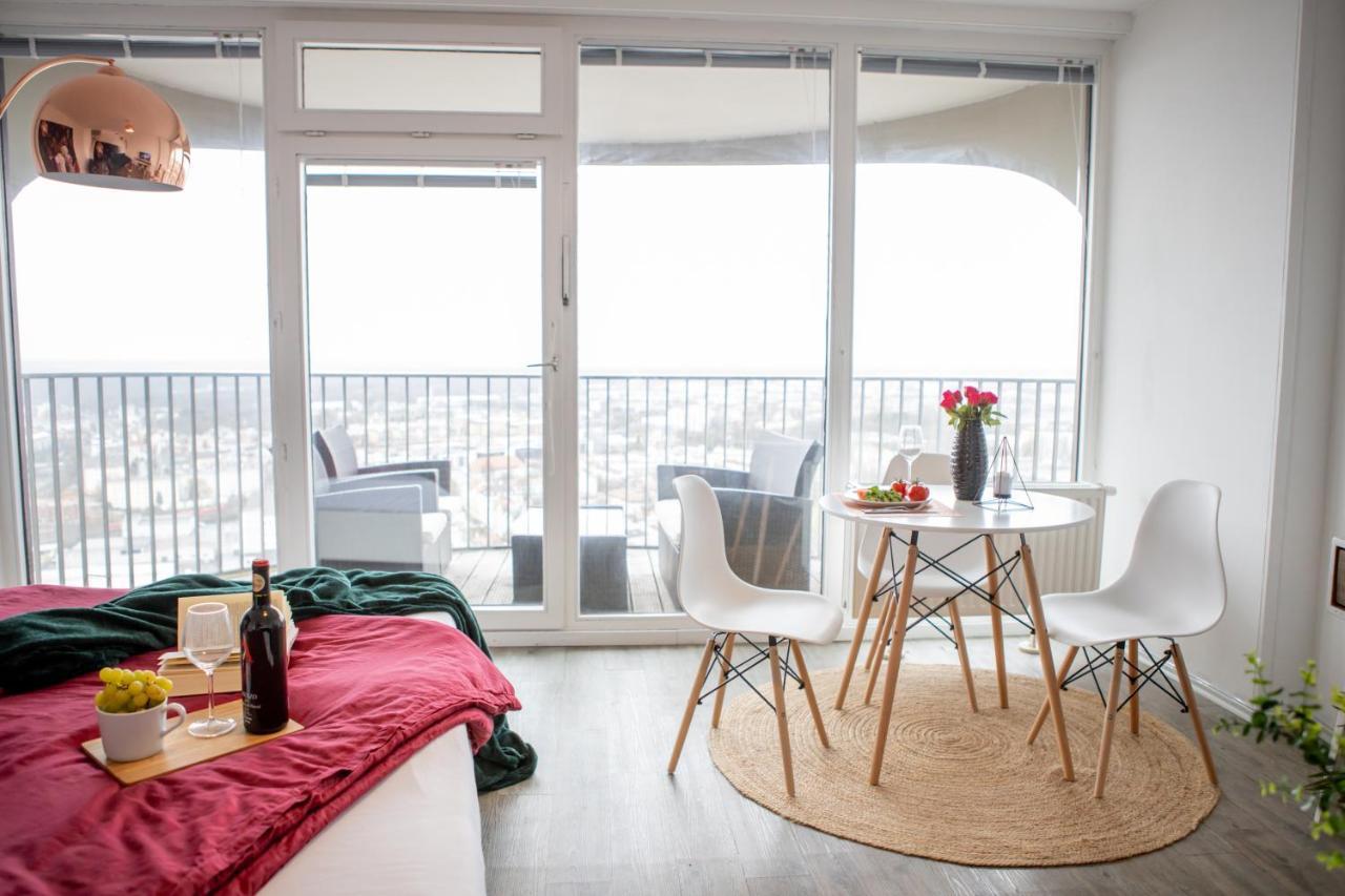 Modernes Apartment Mit Tollem Blick Ueber Die Stadt Augsburg Ngoại thất bức ảnh